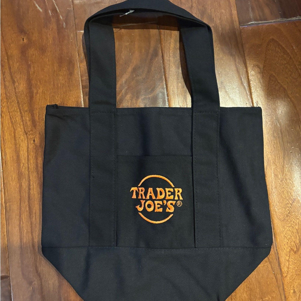 Trader Joe’s Halloween Black & Orange Mini Tote Bag
